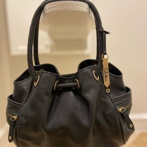 Cole Haan black leather handbag